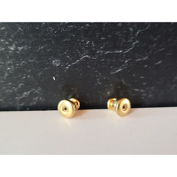 Faux Pearl Stud Earrings Vintage Costume Jewelry - Picture 9 of 10